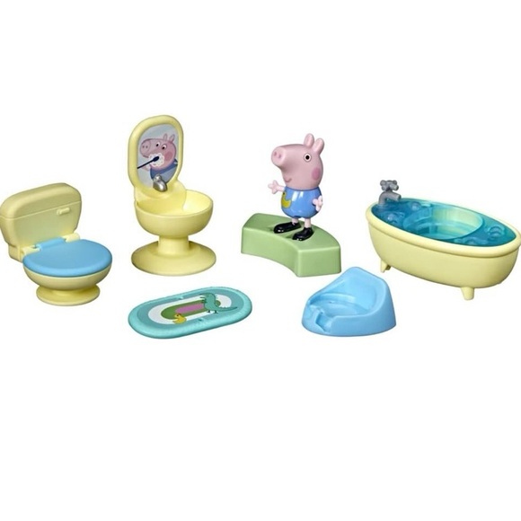Peppa pig’s George goes potty book and bath time playset - Picture 6 of 10
